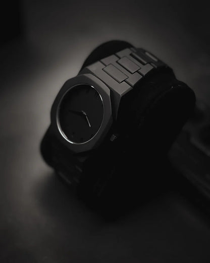 Black Arabic Aura Men's Watch