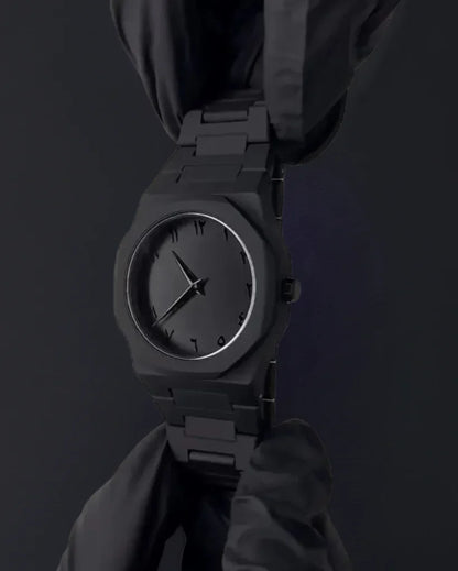 Black Arabic Aura Men's Watch