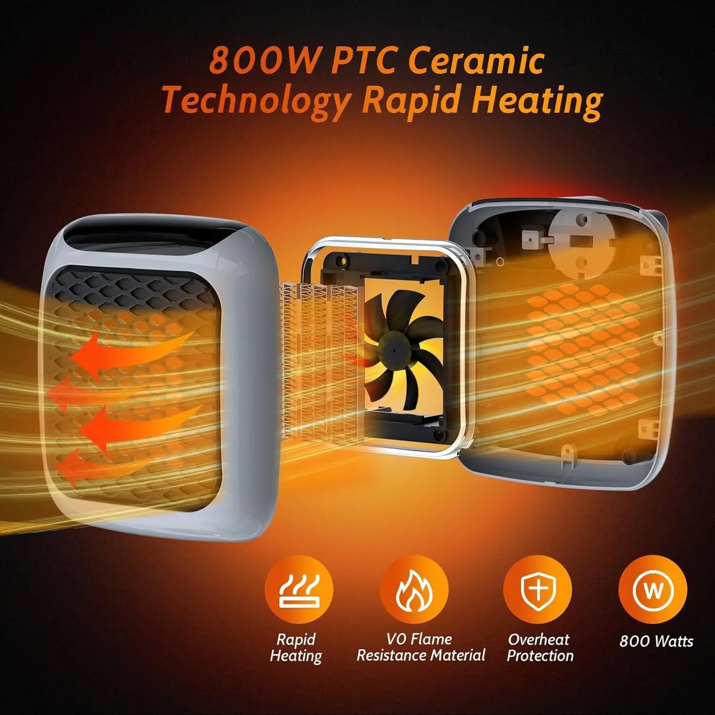 Portable Electric Wall Heater